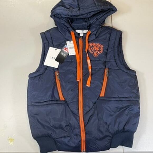 Mitchell & Ness Jackets & Blazers - Chicago Bears Wear by Erin Andrews Women's Puffer Vest